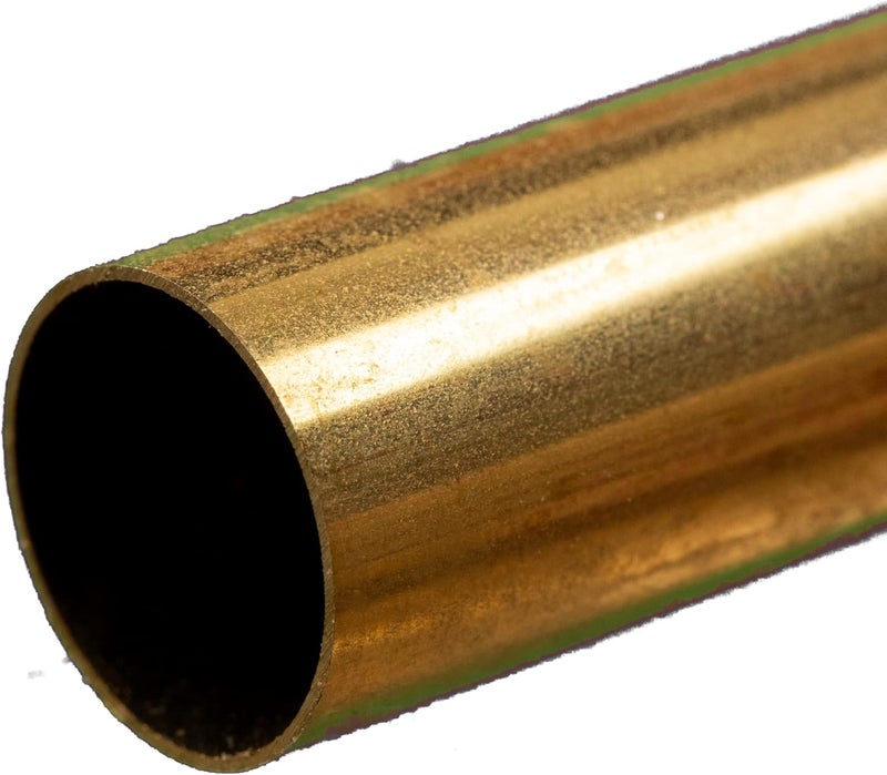 K & S Precision Metals Round Brass Tube Stock 9/16" OD x 12" Length - Image 3